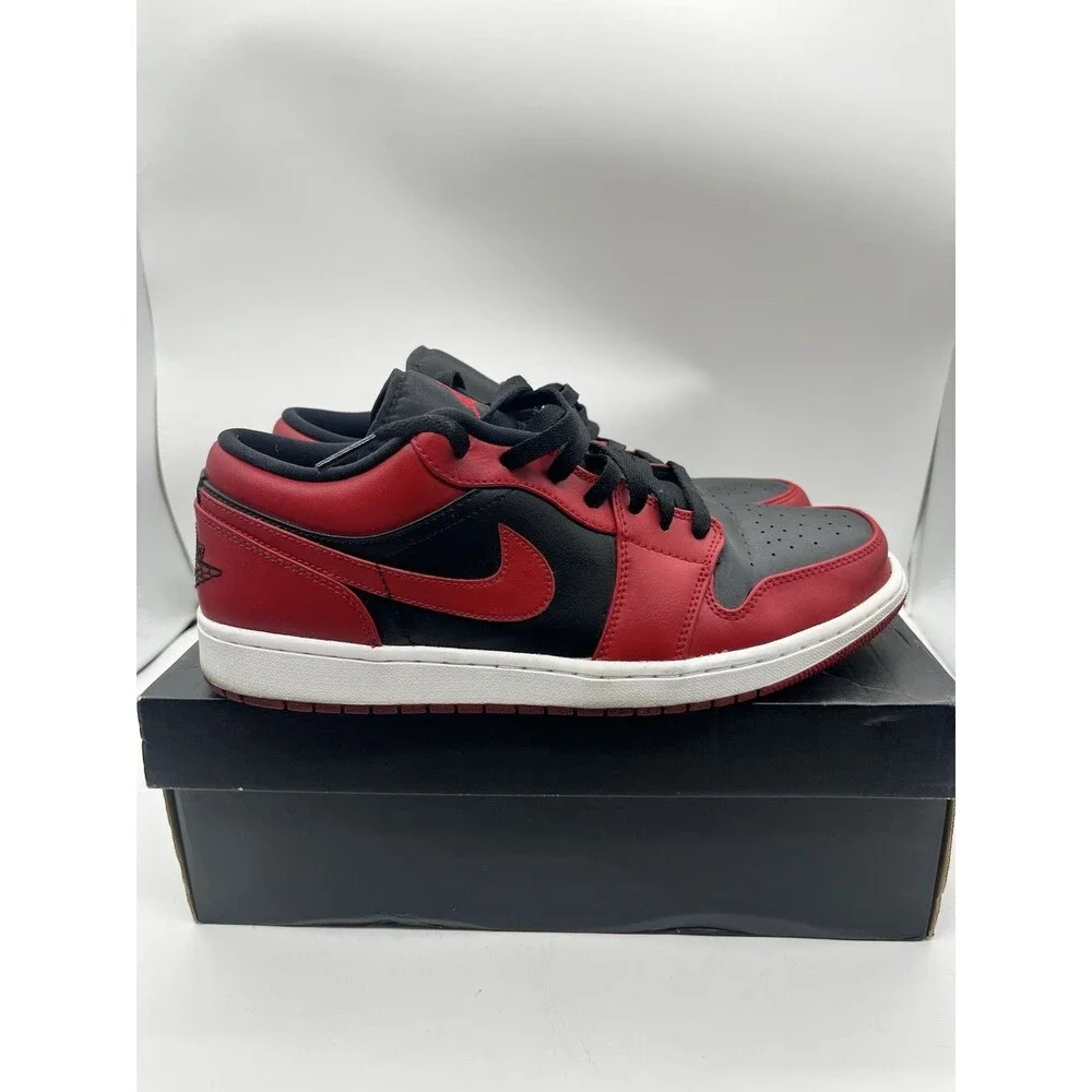 Air Jordan 1 Low Reverse Bred Size 12 With OG Box Authentic